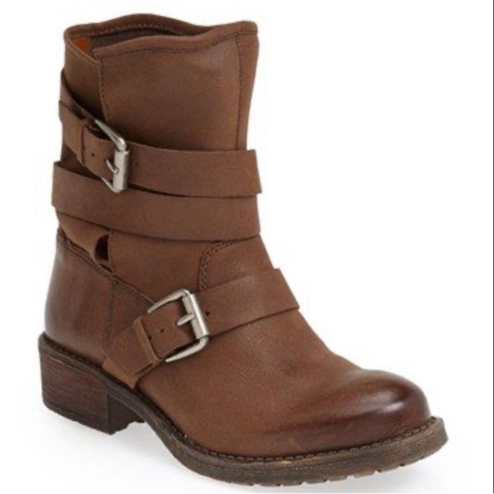 LUCKY BRAND Boots LK-DALLIS Leather Brown Taupe Toffee Winter Haze Size 8